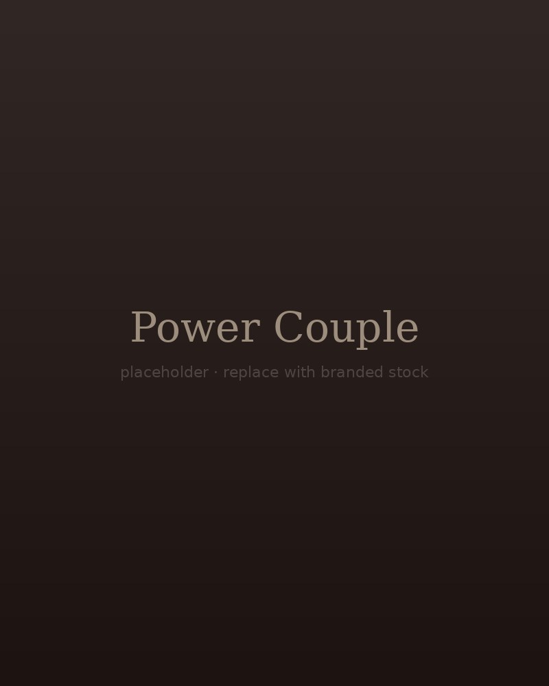 A husband-and-wife entrepreneurial couple